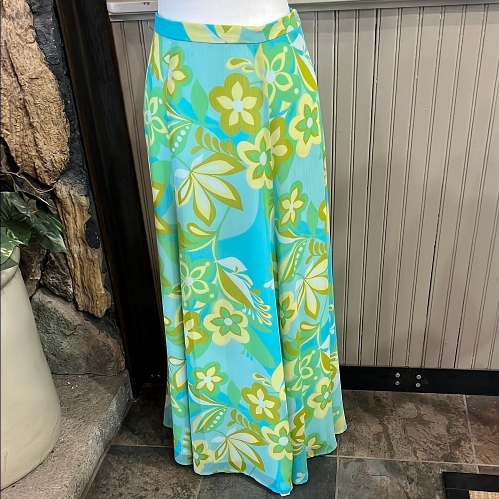 Coldwater Creek Floral Maxi Skirt